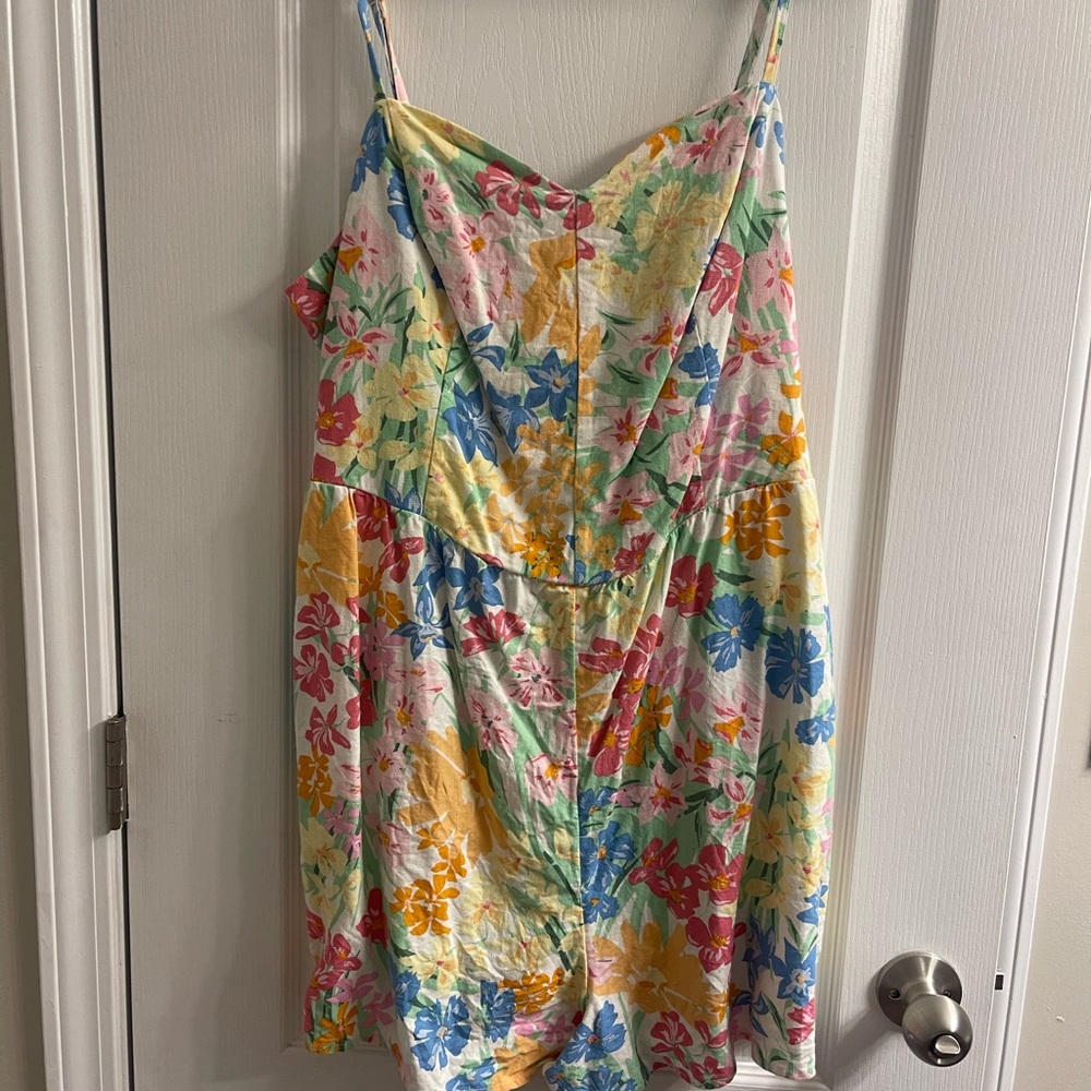 Old Navy Floral Multicolor Jumpsuit